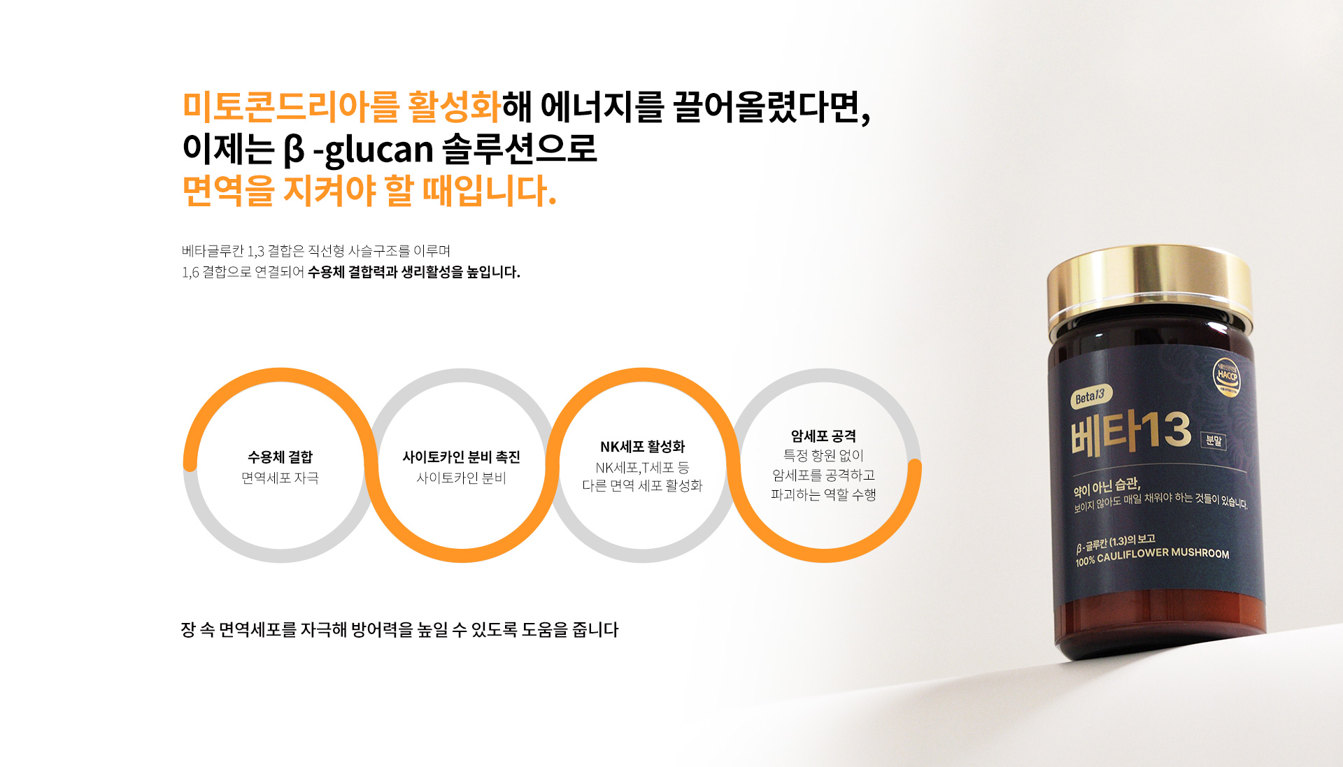 베타글루칸, 면역세포